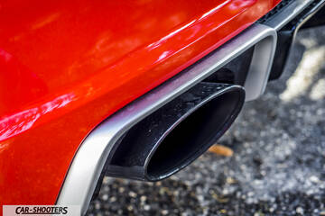 Audi – detail, exhaust tip close-up