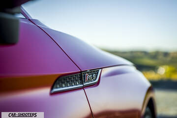 Audi – detail, side vent badge close-up