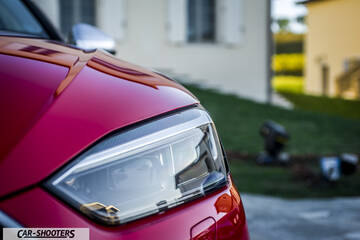 Audi – detail, headlight close-up