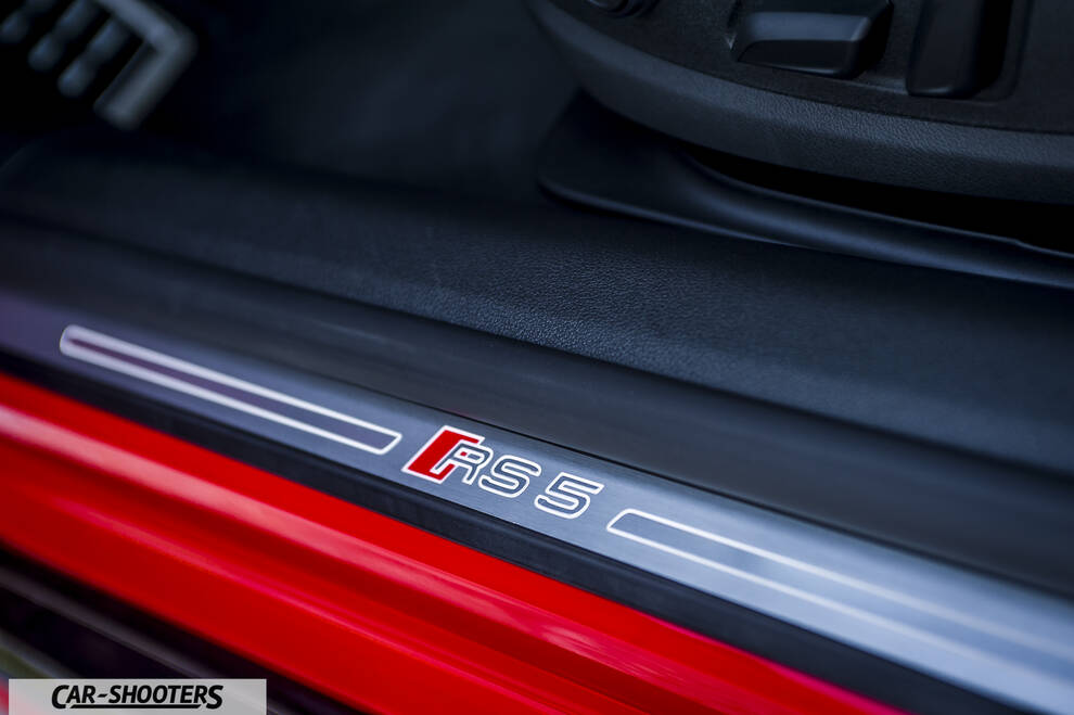 Audi – detail, door sill plate close-up