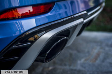 Audi – detail, exhaust tip close-up