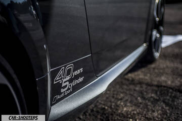 Audi – detail, side decal close-up