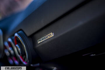Audi – interior, dashboard badge and air vents