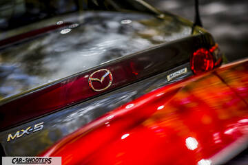 Mazda MX 5 ND – detail, rear badge close-up