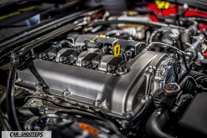 Mazda MX 5 ND – engine bay, clean engine bay close up