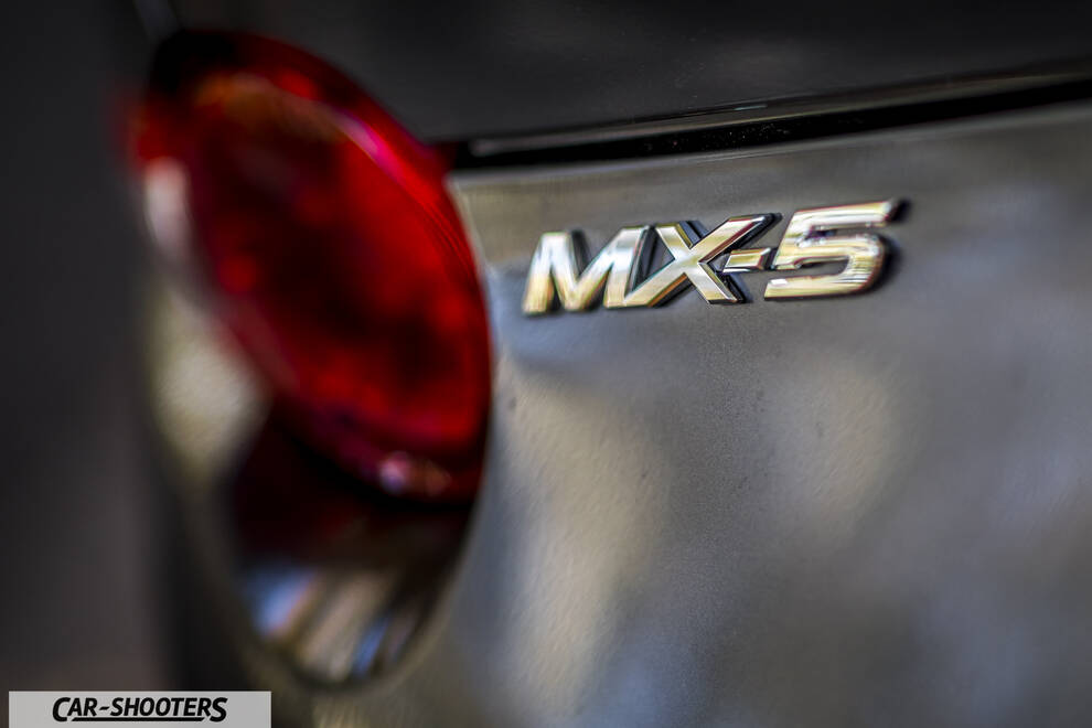 Mazda MX 5 ND – detail, badge and taillight close-up