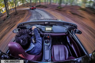 Mazda MX 5 ND – interior, leather front seats