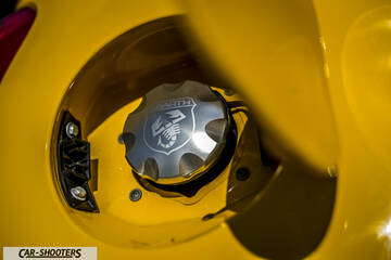 Abarth 595 Competizione – detail, fuel filler cap close-up