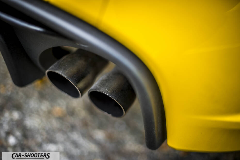 Abarth 595 Competizione – detail, exhaust tip close-up