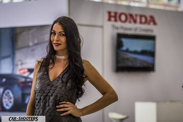 detail, at a honda exhibition booth
