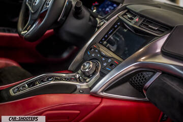 dashboard, red leather interior