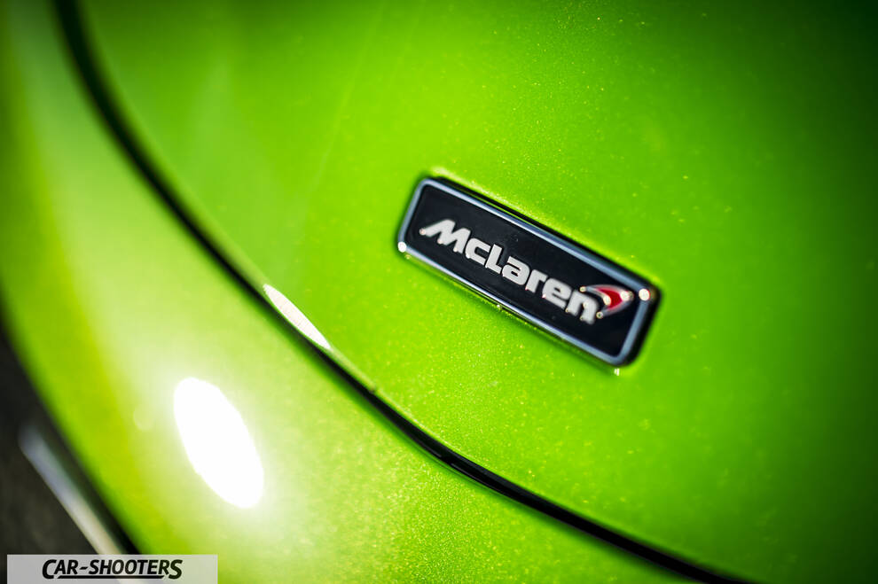 Mclaren 570S – detail, emblem close-up