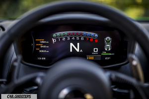 Mclaren 570S – dashboard, digital instrument cluster