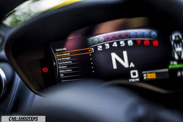 Mclaren 570S – dashboard, digital instrument cluster