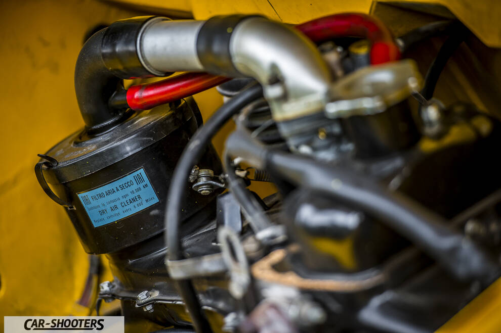 Fiat Jungla Savio – engine bay, close-up of engine components