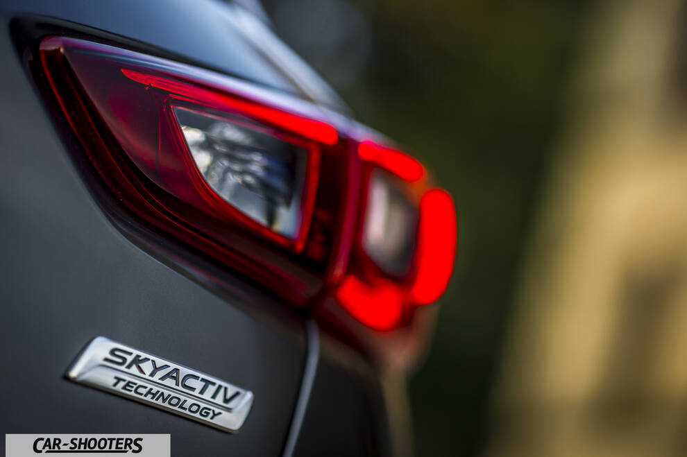 Mazda CX 3 – detail, taillight and badge close-up