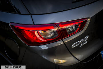 Mazda CX 3 – detail, taillight and badge close-up