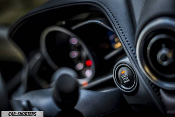 Mazda CX 3 – dashboard, start button and instrument cluster