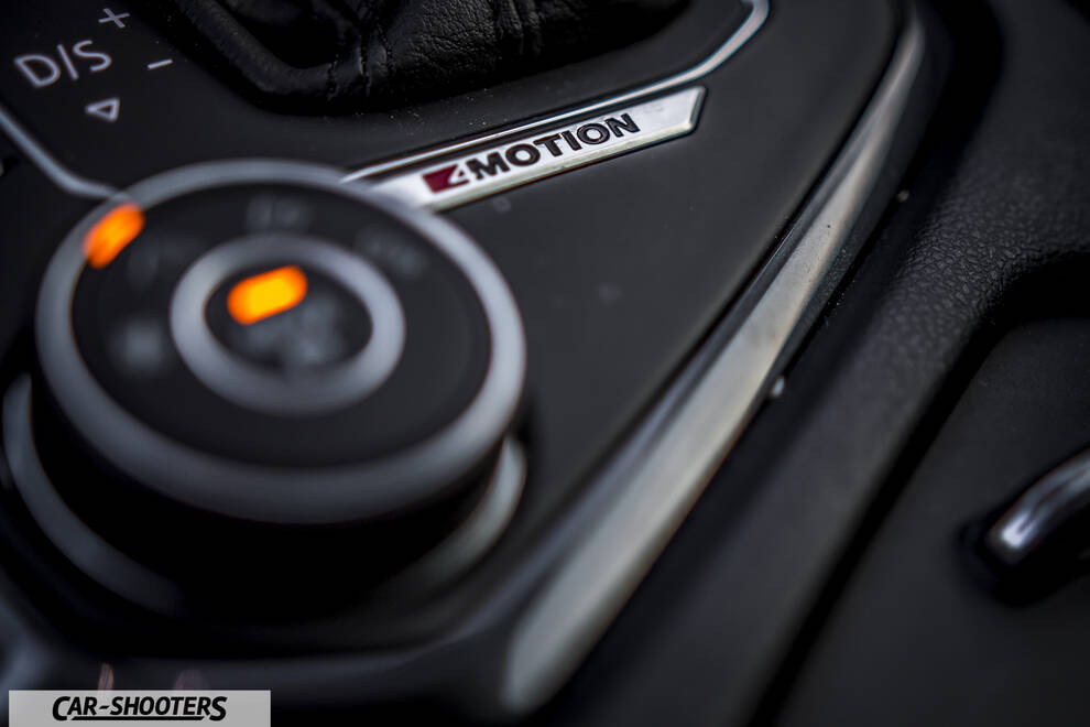 Volkswagen Tiguan – detail, interior badge close-up
