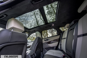 interior, panoramic sunroof and leather seats