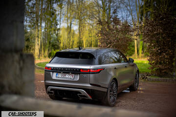 rear three-quarter, silver on a park path