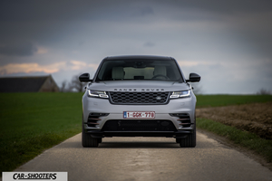 front three-quarter, silver on a country road