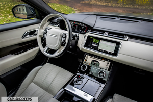 dashboard, dual touchscreen infotainment system