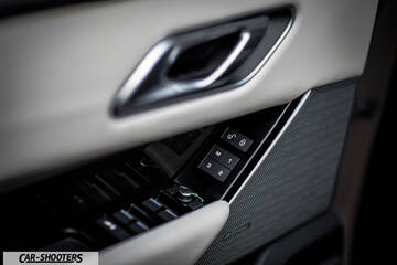 detail, door panel controls and handle