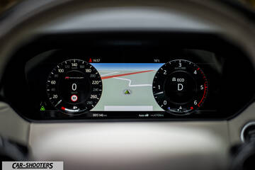 dashboard, digital instrument cluster with navigation