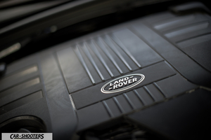 engine bay, engine cover with brand logo