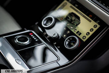 dashboard, touchscreen climate control panel