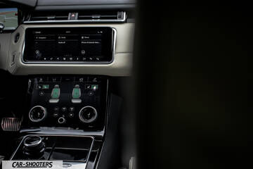 dashboard, center console touchscreen and climate controls