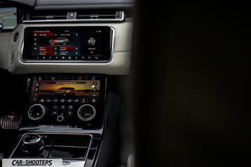 dashboard, dual touchscreen infotainment system