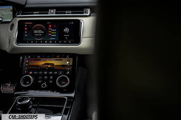 dashboard, dual touchscreen center console
