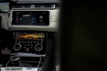 dashboard, dual infotainment touchscreens
