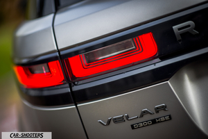 detail, taillight and badge close-up