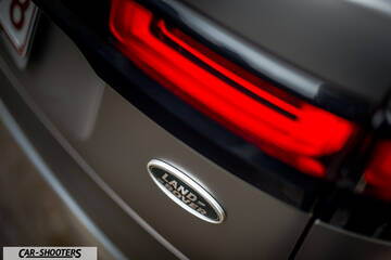 detail, taillight and badge close-up