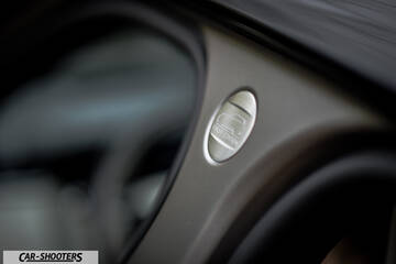 detail, interior badge close-up