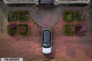 front three-quarter, white from an aerial perspective