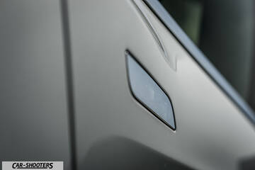 Tesla Model S – detail, fender camera close-up