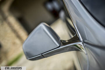 Tesla Model S – detail, side mirror close-up