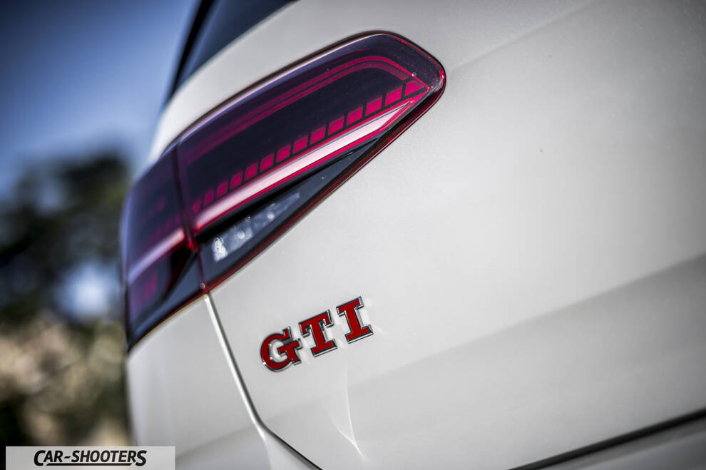 Volkswagen Golf GTI – detail, taillight and gti badge close-up