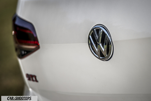 Volkswagen Golf GTI – detail, rear badge close-up