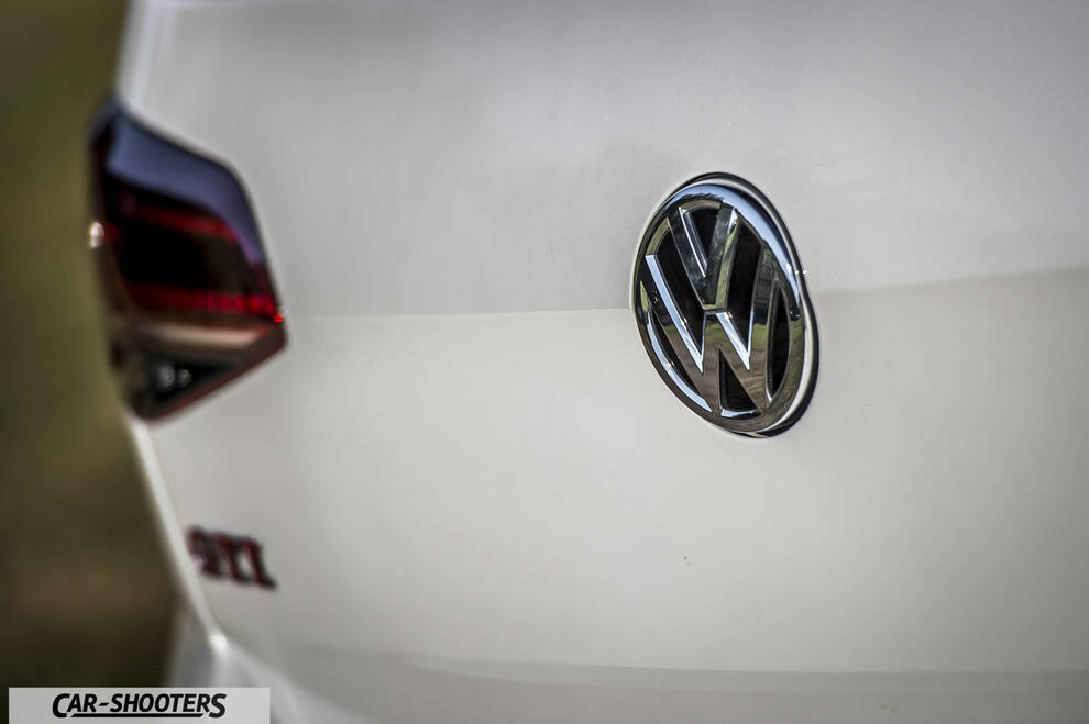 Volkswagen Golf GTI – detail, rear badge close-up