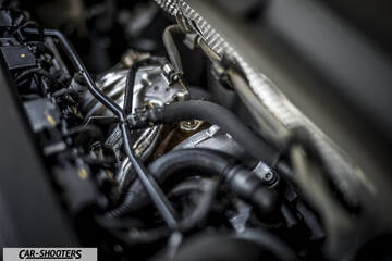 Volkswagen Golf GTI – engine bay, turbocharger and components close-up
