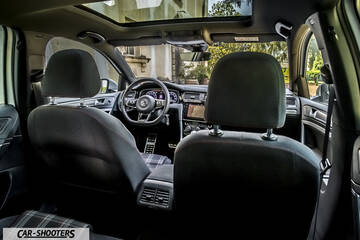 Volkswagen Golf GTI – interior, fabric front seats and sunroof