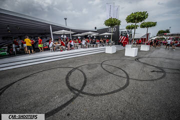 detail, tire marks on pavement