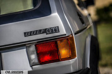 detail, rear badge and taillight close-up