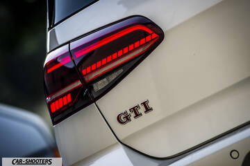 detail, taillight and badge close-up