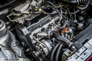 engine bay, clean engine compartment close-up